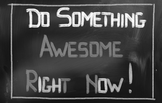 Do Something Awesome Right Now Concept